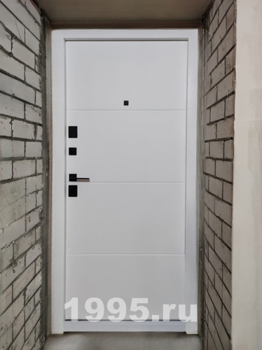 Дверь с матовыми вставками стекла Дверь с матовыми вставками стекла